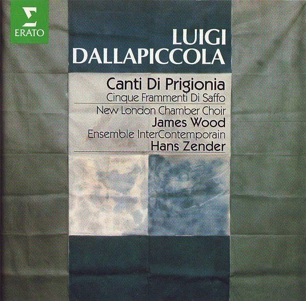 Luigi Dallapiccola - Canti Di Prigionia, New London Chamber Choir, Erato CD, Klassik, Schwarz - Bild 1