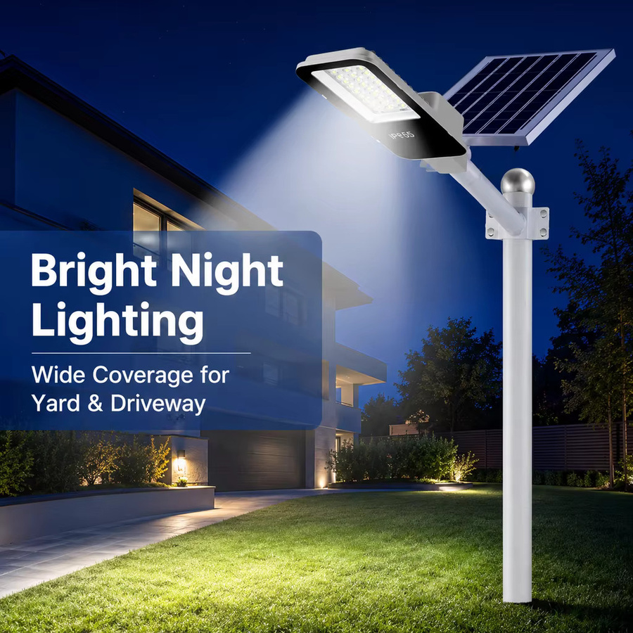 YQCHEZI Solar-Wegeleuchten LED Gartenleuchten in Weiß für Garten und Terrasse - Bild 6