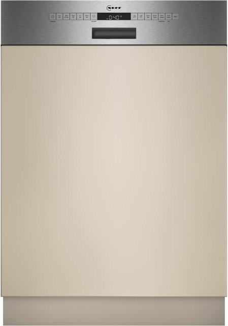 NEFF Teilintegrierter Einbau-Geschirrspüler S145EAS01E in Edelstahl Silber, Breite: 60 cm - Bild 1