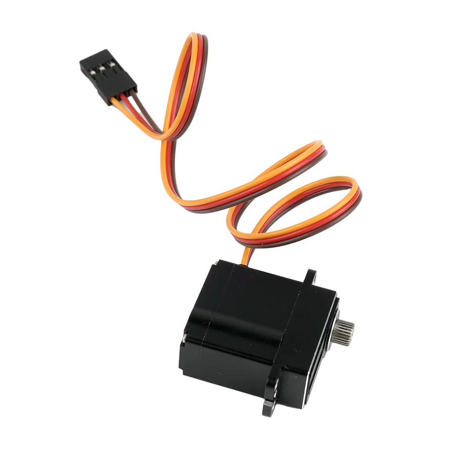 wishiot Micro Digital RC Servo, Metall, 1:24, Schwarz - Bild 4