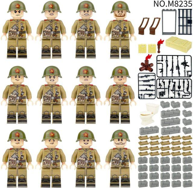 Kinder Bausteine Mini Figur Humanoide Puppen, ab 6 Jahren - Bild 1