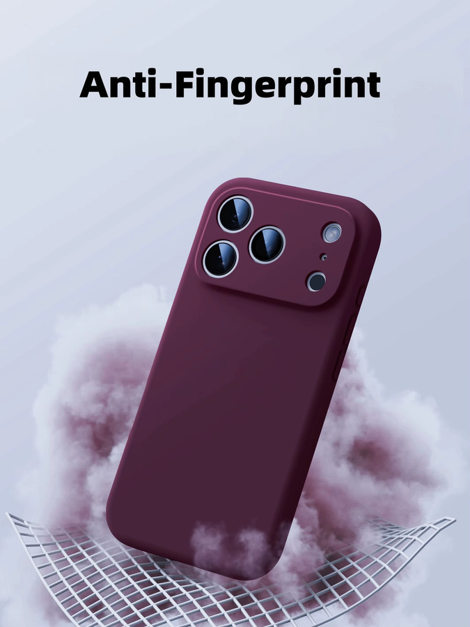 Stoßfeste Flüssigsilikon-Handyhülle für Apple iPhone 17 Pro Max, iPhone 17 Pro, iPhone 17 und iPhone 17 Air in Blau und Lila - Bild 5