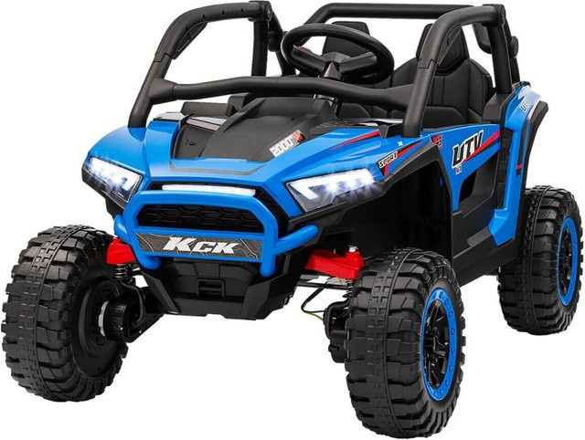 AIYAPLAY Kinder-Elektroauto Geländewagen mit Licht und Sound Blau - Bild 3