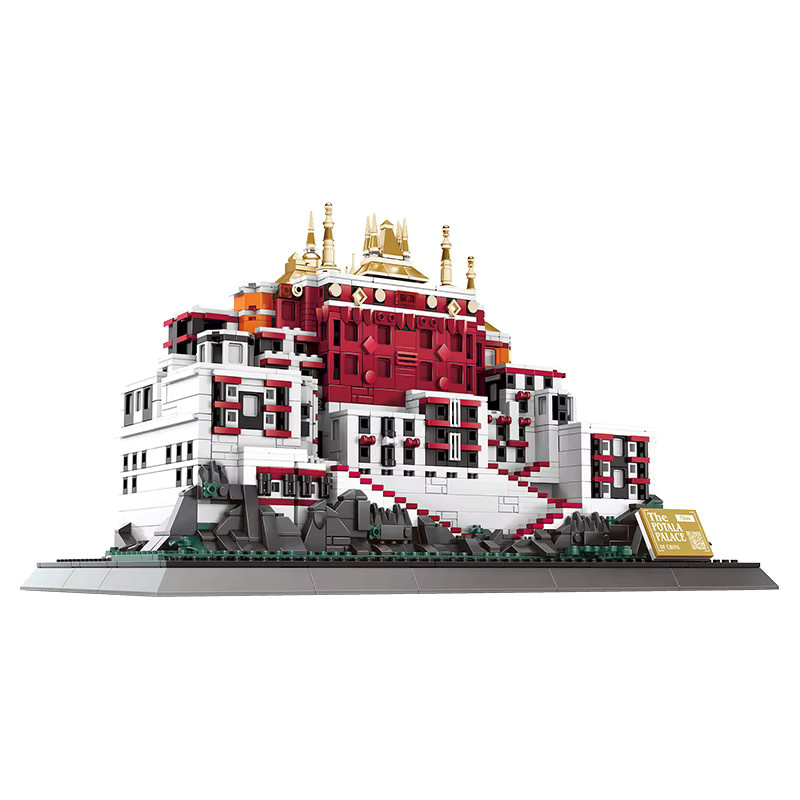 Forange Potala-Palast MOC Bausatz, 1464 Teile, ab 6 Jahren - Bild 4