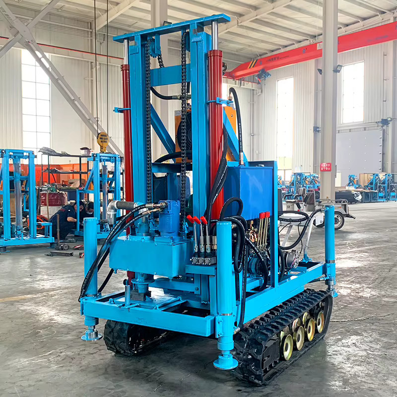Relied Brunnenbohrer mit 200m Bohrtiefe und 22PS-35PS Diesel Hochleistungs-Hydraulik in Blau - Bild 2