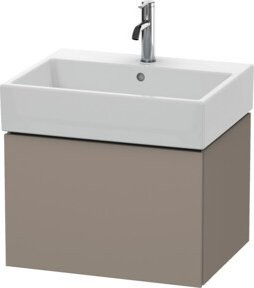 Duravit L-Cube Waschtischunterschrank beige matt, wandhängend, B: 58,4 cm, T: 45,9 cm, H: 39,4 cm - Bild 1