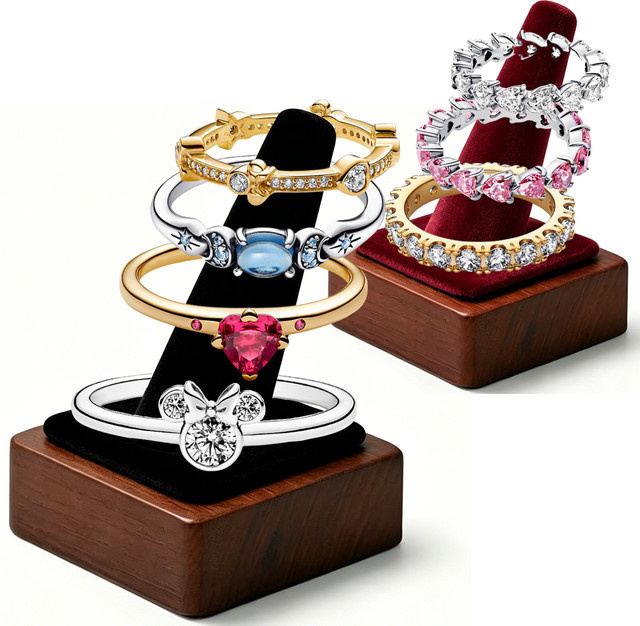 Disney Ring 925 Silber, Kristall, Zirkonia, Unisex - Bild 1