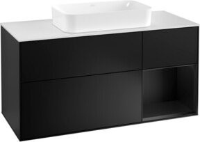 V&B Waschtischunterschrank Finion in Blau Lack, Breite: 120 cm, Tiefe: 50,1 cm, Höhe: 50,1 cm - Bild 1