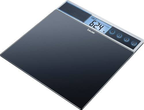 Beurer Digitale Personenwaage GS 39 mit Sprachausgabe in Schwarz - Bild 1
