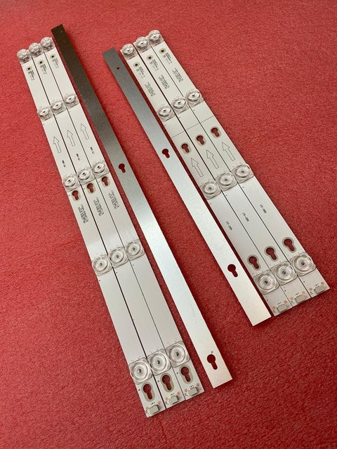 LED-Streifen für TCL TV Modelle 49S303 49S405TDAA 49S305 49S403 49S405 49d2900 49p2us L49s4900fs 49l2600 L49s4900 49u7800 in Weiß - Bild 1