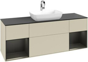 V&B Waschtischunterschrank Finion in Lackoptik, Breite: 160 cm - Bild 1