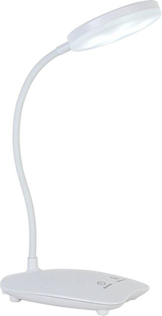 Nolo Tischleuchte Elena LED in Weiß aus Kunststoff mit modernem Design, B/H/T: 8,5 x 47 x 18 cm - Bild 1