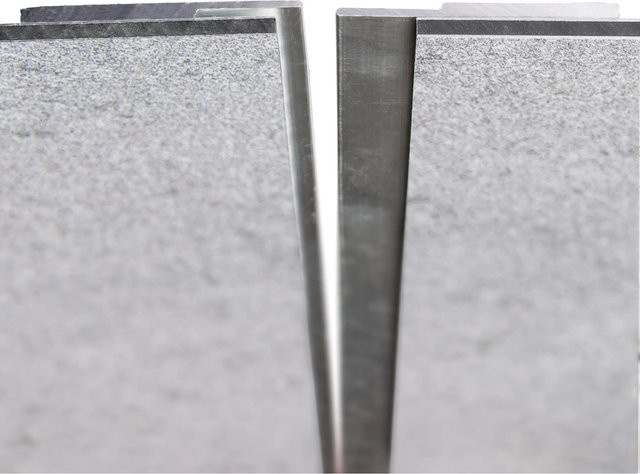 Schulte Plattenstoßprofil DecoDesign für Duschrückwände aus Aluminium in Alu-Natur/Silber, Länge: 254 cm - Bild 1