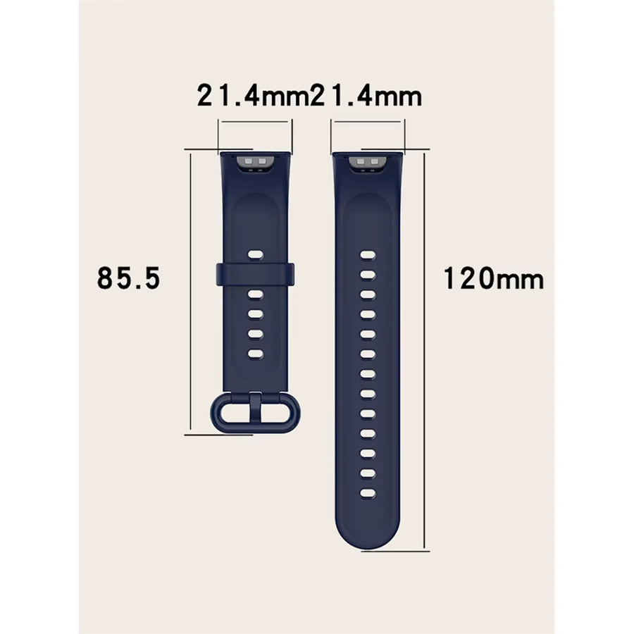 Xiaomi Uhrenarmband Silikon, Redmi Watch 2, Coffee green - Bild 2