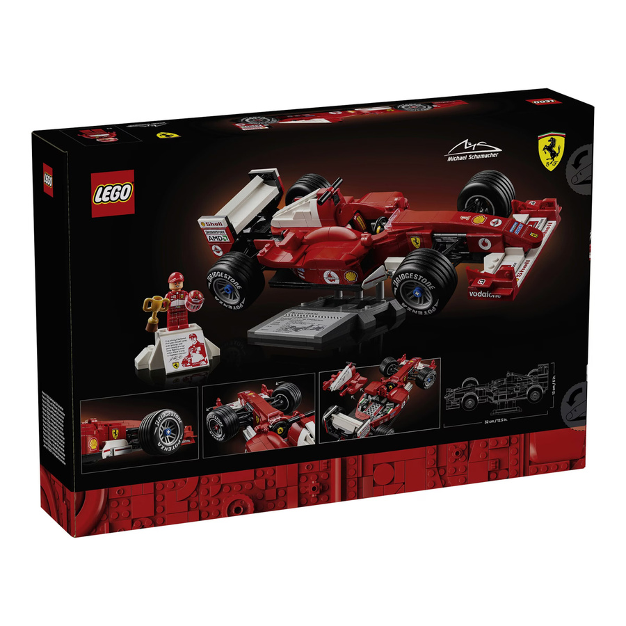 LEGO Icons Ferrari F2004 und Michael Schumacher Modellauto ab 18 Jahren - Bild 5