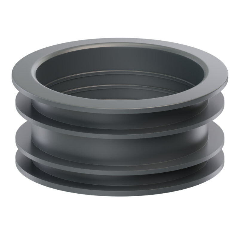 Blachotrapez GmbH Gummireduktion für Dachrinnen aus Kunststoff, Farbe: Anthrazit, Ø 110/90 mm - Bild 1