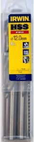 Irwin HSS Metallbohrer Twist Drill in Silber, Durchmesser: 12,0 mm - Bild 1