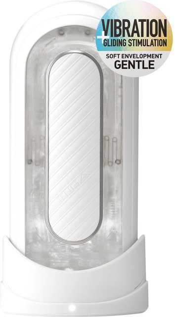 Tenga Flip O Zero Electronic Vibrations Masturbator in Weiß mit 5 Vibrationsmodi - Bild 1