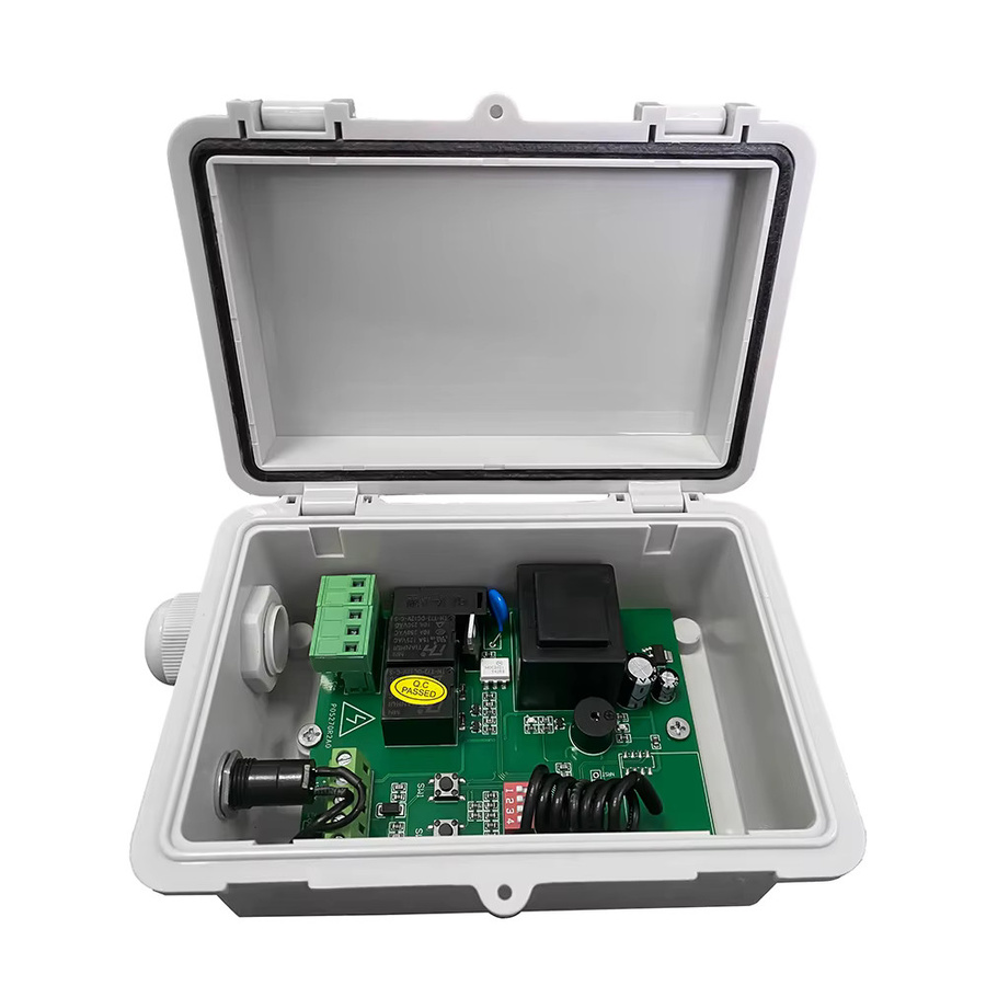 KUANGZIPENG Steuerplatine für Garagentor und Rollladen mit 433 MHz Fernbedienung und Sender, AC 220 V-230 V - Bild 2