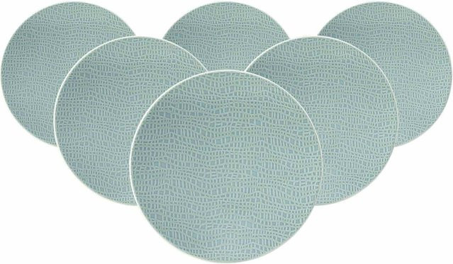 Seltmann Weiden Brotteller Life Fashion aus Keramik, Multicolour und Türkis, 6er Set, Durchmesser: 16,5 cm - Bild 1