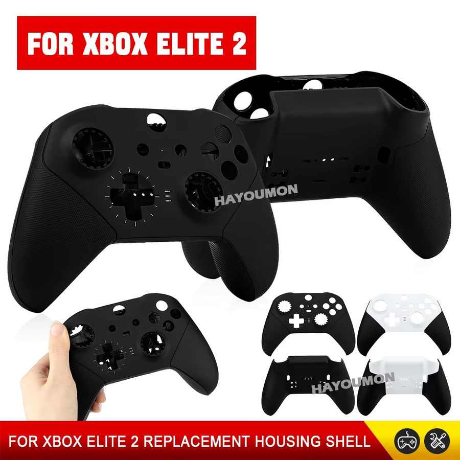 Hayoumon Ersatzgehäuse Set für Xbox One Elite Serie 2 Controller in Schwarz - Bild 2