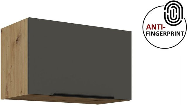 Küchen Hängeschrank ARIA in Anthrazit matt mit Anti-Fingerprint-Beschichtung, Breite: 60 cm, Höhe: 36 cm - Bild 1