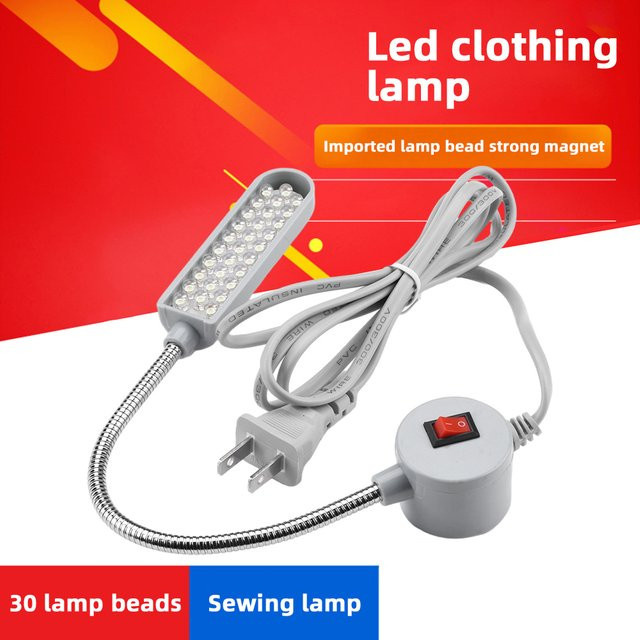 diymore Magnetische LED-Arbeitsleuchte in Weiß mit verstellbarem SMD-Licht für Werkbank und Bohrmaschine - Bild 1