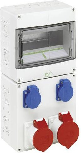 Spelsberg STV 922-S Verteilerschrank Wandmontage Weiß mit 9 Teilungen - Bild 1