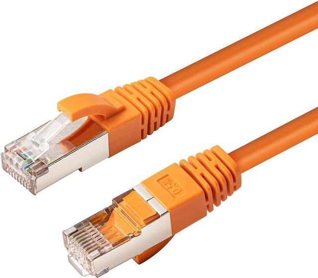 Microconnect Ethernet LAN Netzwerkkabel Cat6a S/FTP Orange 30 m - Bild 1