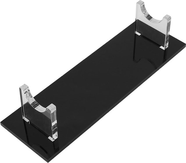 mfySpace Acryl Schwertständer für die Tischplatte, minimalistischer Ausstellungsständer aus Kunststoff, transparent oder schwarz - Bild 1