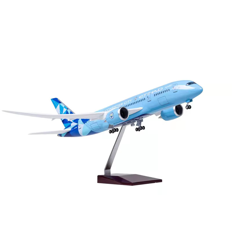 ART CROWN MODEL Etihad Airways Boeing 787, Druckgussmodell, Maßstab 1:130 - Bild 1