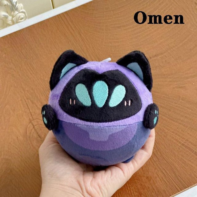 Yiran toy Valorant Omen Gekko Clove Plüschtiere Schlüsselanhänger, 10cm - Bild 1