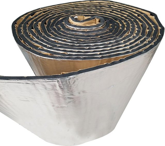 Meterk Wärme- und Sound-Isolationsmatte für Auto und LKW, Farbe: Silber, B x L: 50 cm x 200 cm - Bild 1