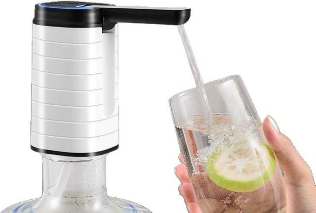 Ren Ming Shang Dian Faltbarer automatischer Wasserspender für Gallonen, tragbare wiederaufladbare Wasserpumpe in Weiß - Bild 1