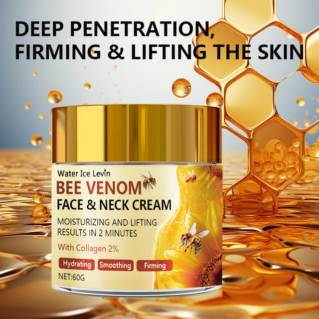 Water Ice Levin Bee Venom Lifting Cream, Hyaluronsäure, Vitamin E, Gesicht - Bild 1