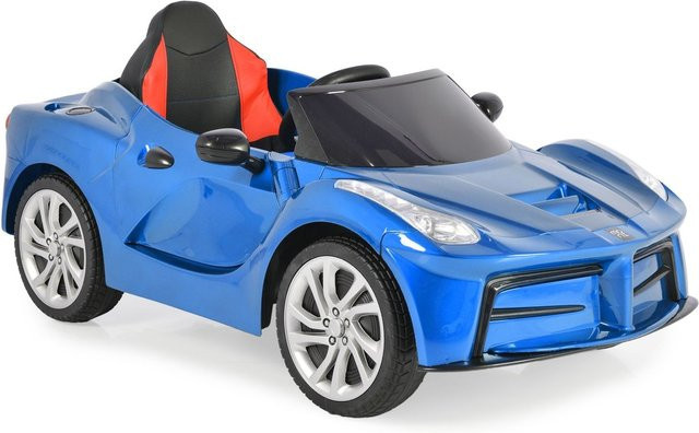 Moni Liberty Elektroauto mit Fernbedienung, EVA-Reifen, Rücklichter, blau, ab 3 Jahren - Bild 1