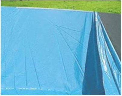 MCW Pool-Innenhülle Schwimmbadfolie für Outdoor-Pools, Stärke 0,5 mm, Durchmesser: 4,57 m, Höhe: 1,32 m - Bild 1