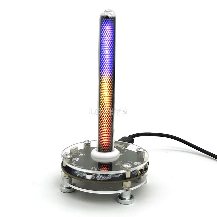 LOTHYE LED-Musik-Spektrumleuchte mit Rhythmus- und Sprachsteuerung, Mehrfarbig RGB, USB-Betrieb - Bild 2