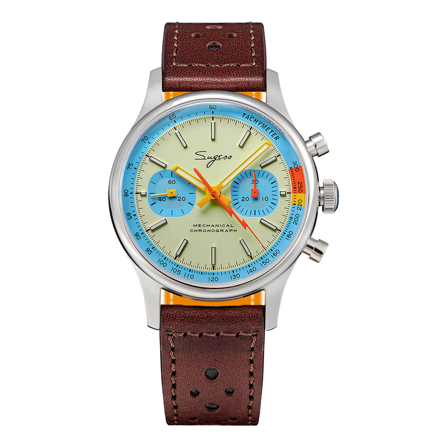 Sugess Armbanduhr, Mechanischer Chronograph, Herren - Bild 3