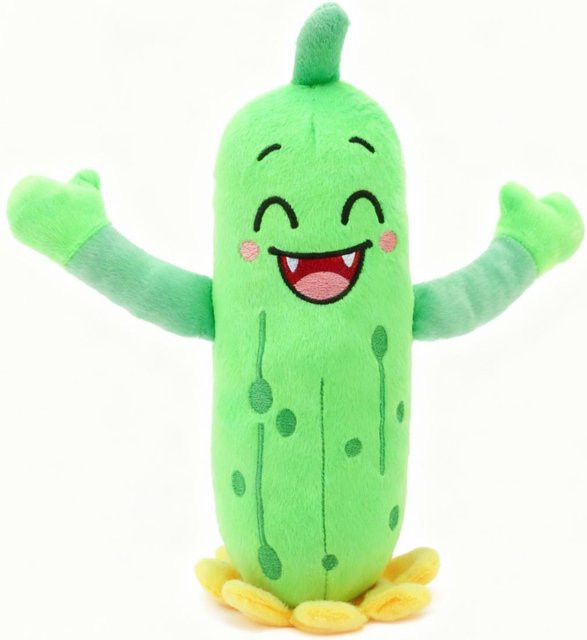 Yiran toy Emotionales Gurken-Stofftier, Kuscheltier, 20cm, ab 3 Jahre - Bild 1