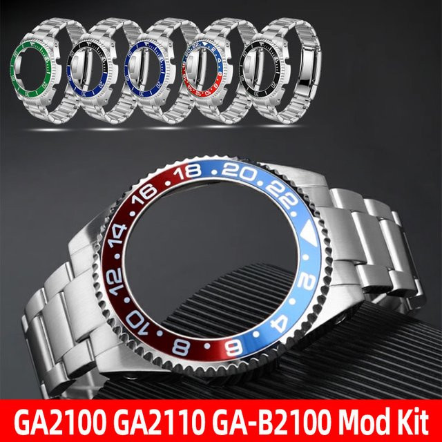 Casio Uhrenarmband-Set Edelstahl, Silber, Unisex - Bild 1
