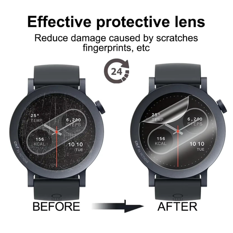CMF by Nothing Displayschutzfolie Hydrogelfolie, Smartwatch - Bild 4