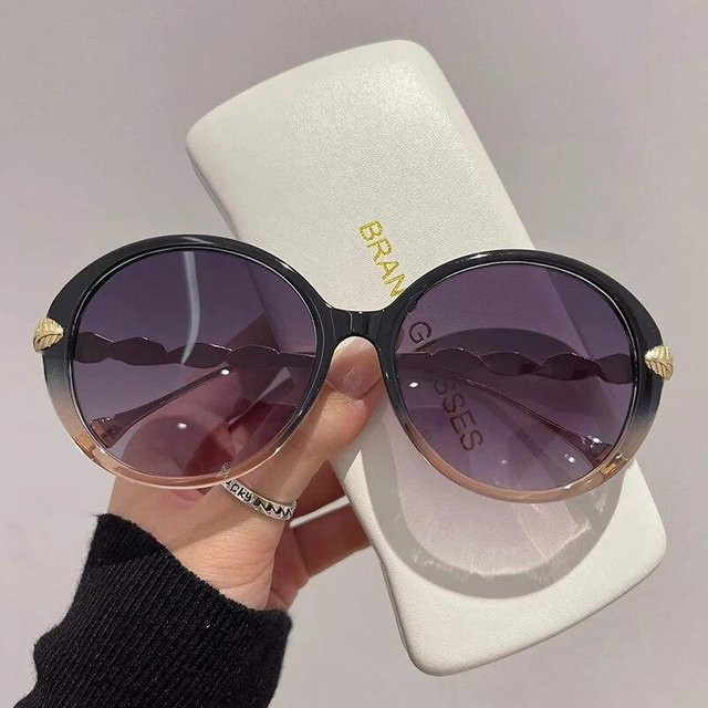 NATAWA Sonnenbrille, Rund, Vollrand, Kunststoff, Multicolour, Damen - Bild 1