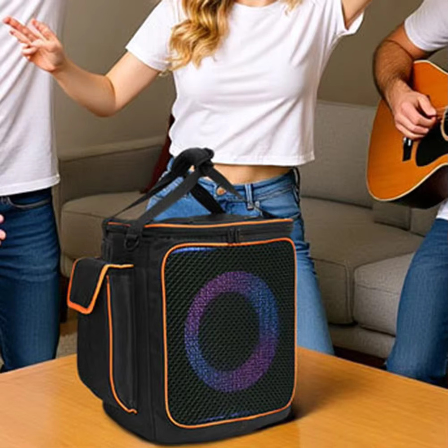 EVA Lautsprecher Rucksack für JBL Partybox Encore Schutzhülle in Schwarz mit Doppel-Schulterriemen - Bild 2