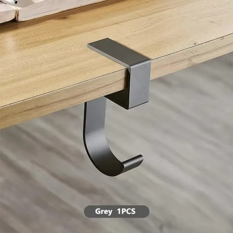 VIKEFON Tischseitenhalter Kopfhörerständer in Grau mit 5-förmigem Kopf für Airpods Max, Sony IKF R1 und IKF Mars, bewegliche Headset-Halterung - Bild 2