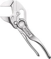Knipex Zangenschlüssel XS Wasserpumpenzange in Silber, Länge: 100 mm - Bild 1