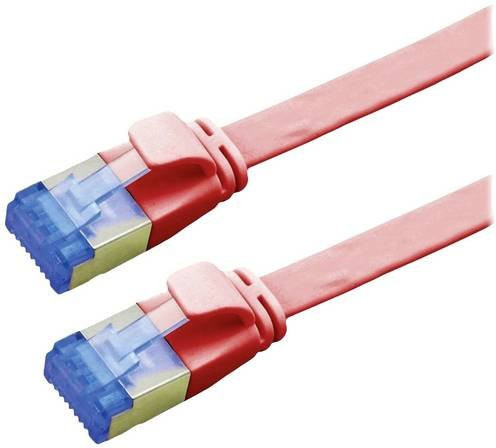 VALUE Patchkabel Kat.6A FTP extra-flach, rot, Länge: 2 m - Bild 1