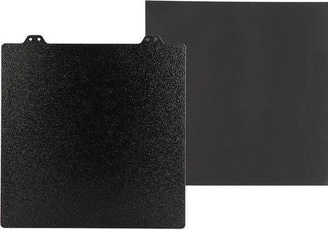 Honor Electronics PEI Stahlplatte für FDM mit doppelter Textur und magnetischem Aufkleber, Schwarz, Breite: 220 mm - Bild 1