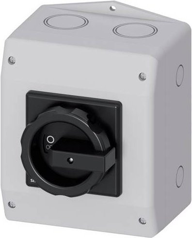 Siemens Lasttrennschalter 3-polig Schwarz 63 A 35 mm² 690 V/AC 3LD25650TB51 - Bild 1