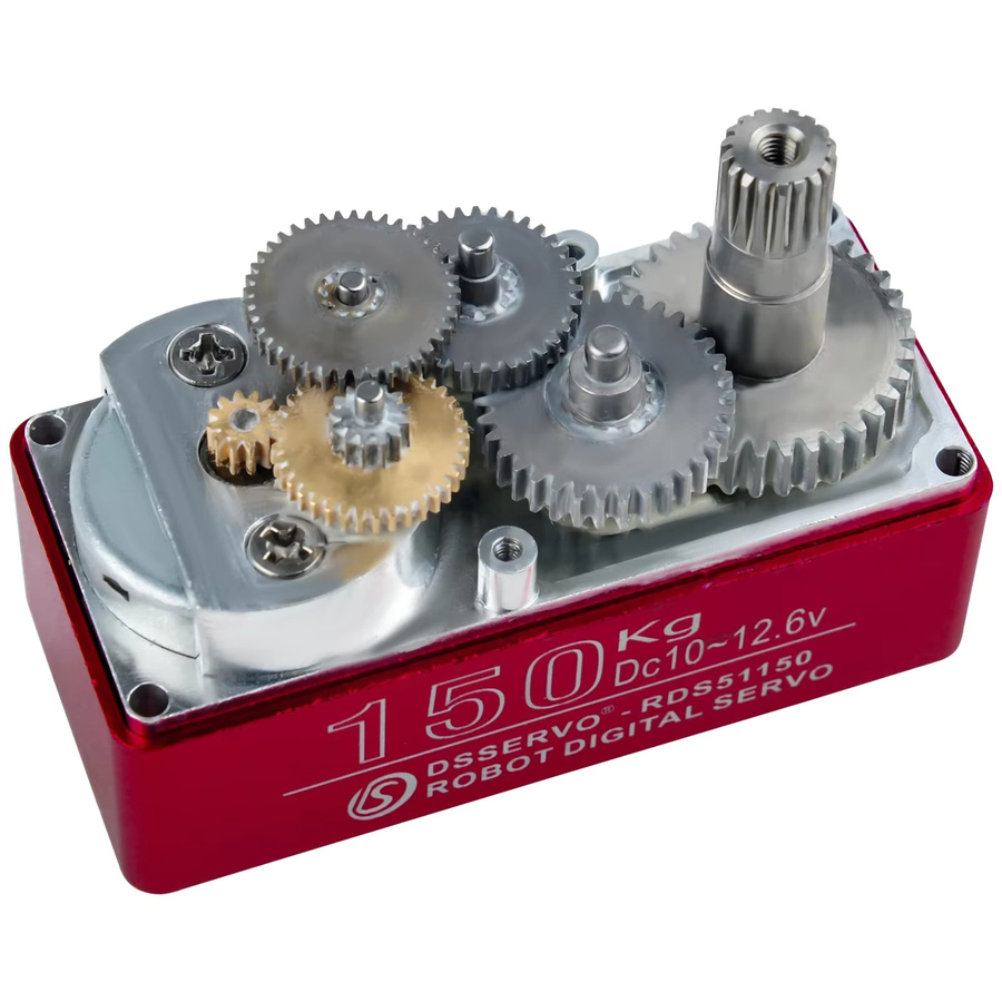 Dsservo RDS51150 Doppelwellen-Digital-Roboterservo, aus Metall, mit U-Montagehalterung, IP66, wasserdicht, 180/270 Grad - Bild 3